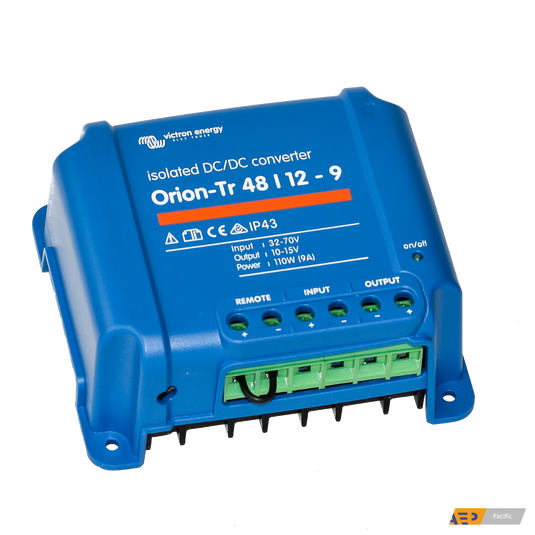 Orion-Tr Isolated 48/12-9A (110W) Converter