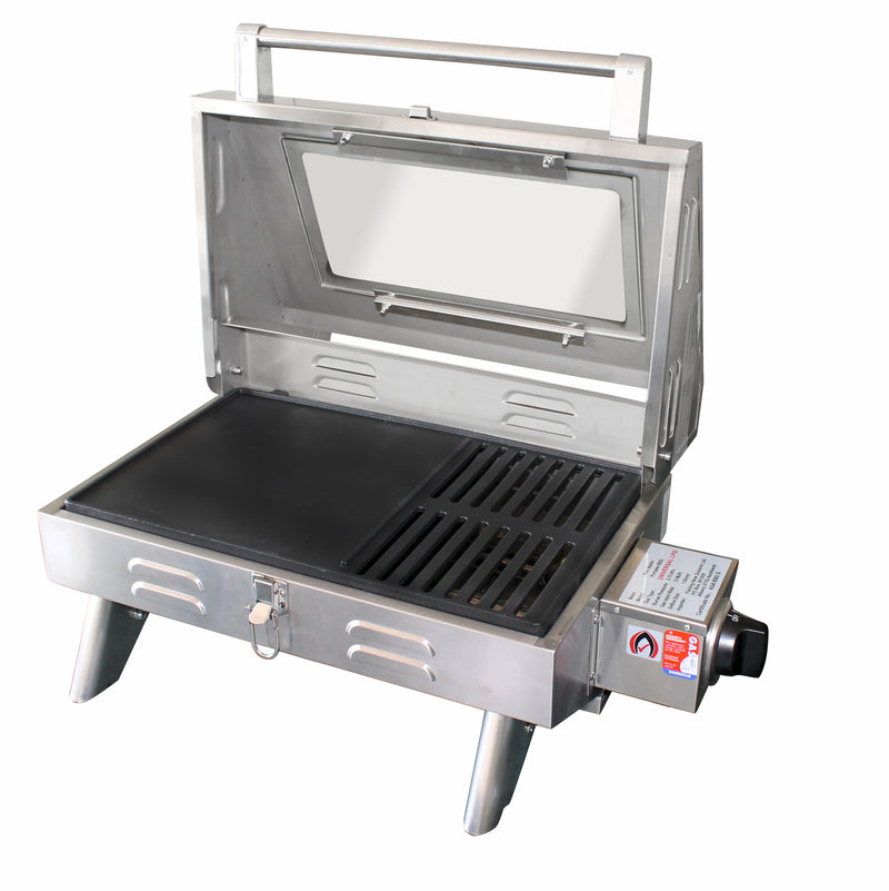 Load image into Gallery viewer, Kiwi Sizzler Gas BBQ - Window Top 316S/S with Flame Guard
