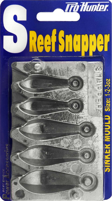 Pro Hunter Small Reef Sinker Mould Reef 1oz  2oz  3oz