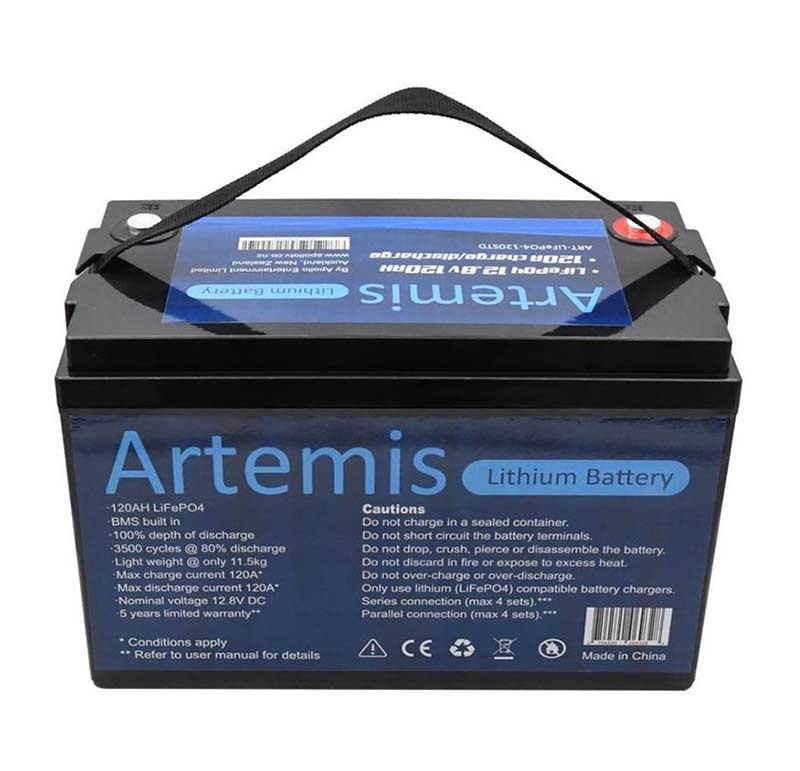 Load image into Gallery viewer, Artemis Standard Lithium Battery 12V/300AH
