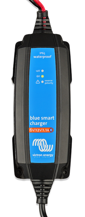 Blue Smart IP65 Charger 6V/12V-1.1 + DC connector (AU/NZ)