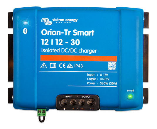 Orion-Tr Smart 12/12-30A (360W) Isolated DC-DC charger