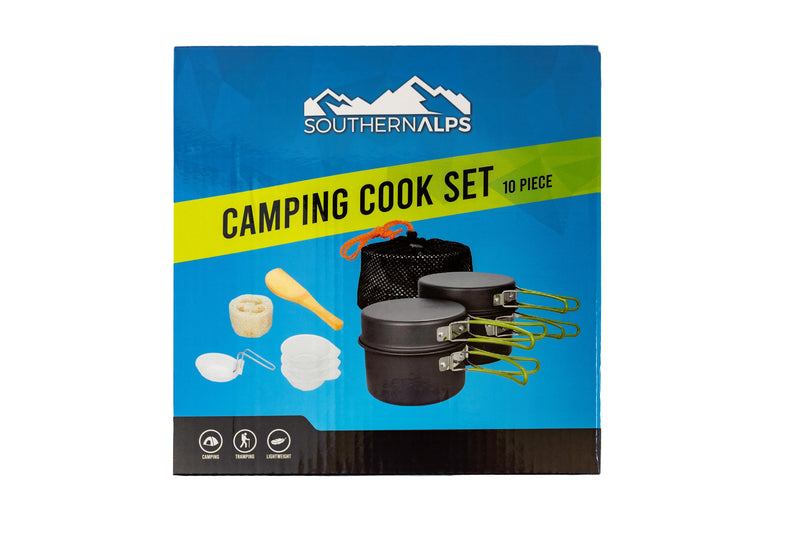 Load image into Gallery viewer, Camping Cook Set - 10pce
