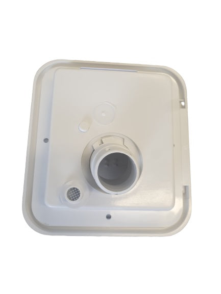 Locking Water Filler with Square Door  40mm - White