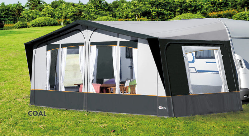 Load image into Gallery viewer, INACA SANDS 250 COAL AWNING COMPLETE - 1050CM
