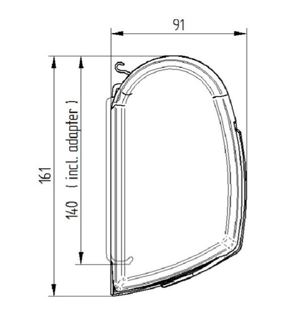 Load image into Gallery viewer, 5200 Series Awning 3m Long x 2.5m Reach Mystic Grey
