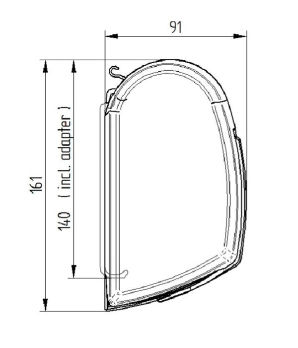 Load image into Gallery viewer, 5200 Series Awning 3m Long x 2.5m Reach Sapphire Blue
