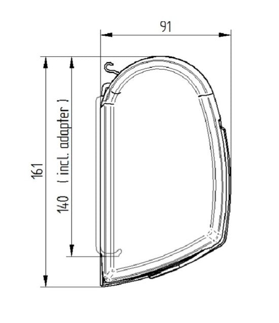 Load image into Gallery viewer, ^ 5200 Series Awning 3.5m Long x 2.5m Reach Mystic Grey
