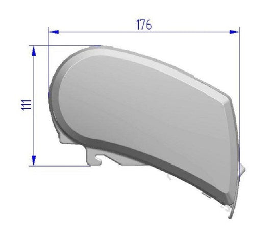 9200 Series 5.0M Awning Mystic Grey Fabric Anodised Box