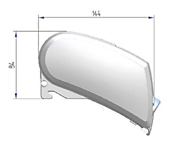 Load image into Gallery viewer, 6300 Anodised Roof Awning 3.25M Mystic Grey
