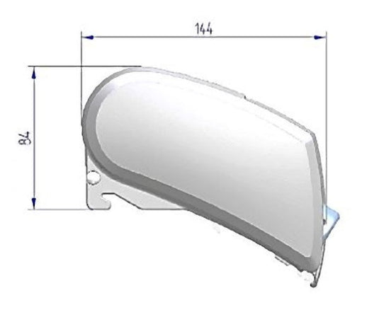 Thule 6300 White Roof Mount Awning 5.0m Mystic Grey