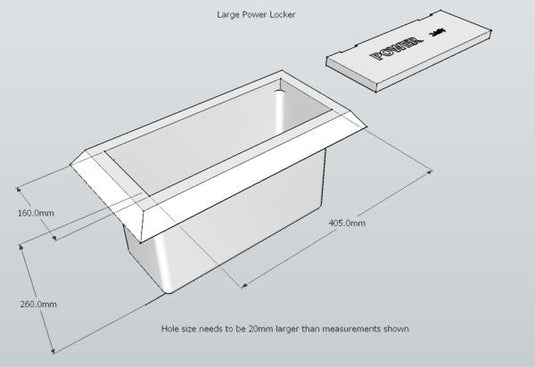 Power Locker (Fibreglass)