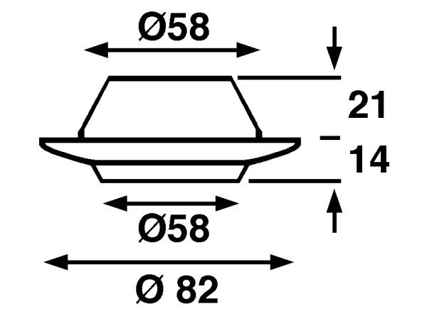 Load image into Gallery viewer, Comet 36SMD 12V Matt Silver With Switch Light
