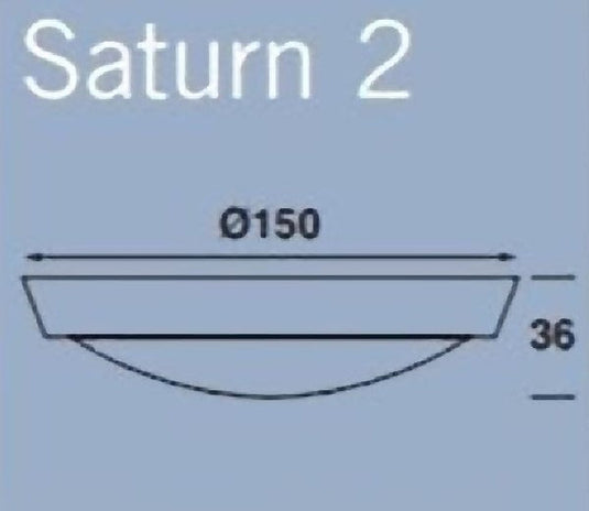 Saturn 2 S2 12V Matt Chrome Touch