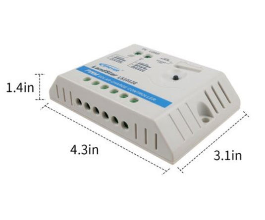 Solar Controller 10 Amp 12/24V With USB