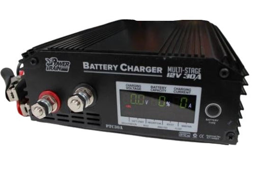 30 Amp 6/12/24V Automatic 8 Stage Charger