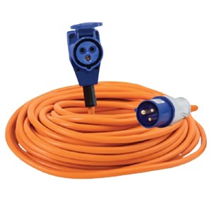 25M MAINS LEAD RIGHT ANGLE & CARRY BAG