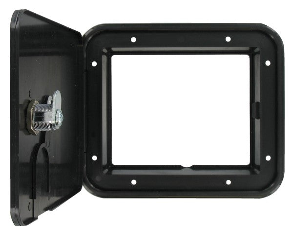 Load image into Gallery viewer, Cable Hatch Black 194W x 165H
