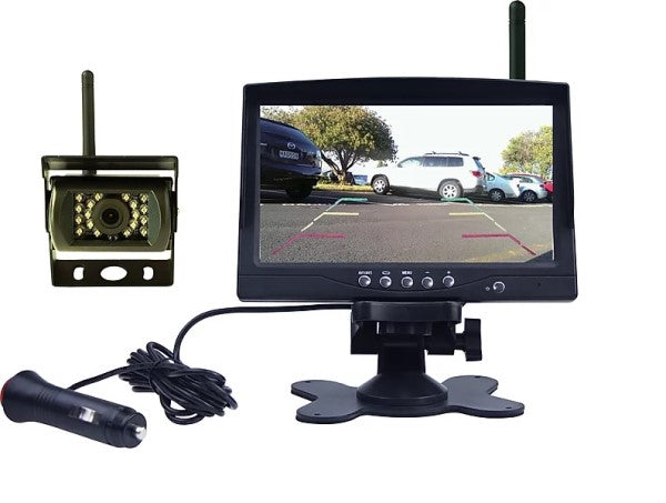 Load image into Gallery viewer, WIRELESS Reversing Camera set 7&quot; Screen *Split Screen Displa
