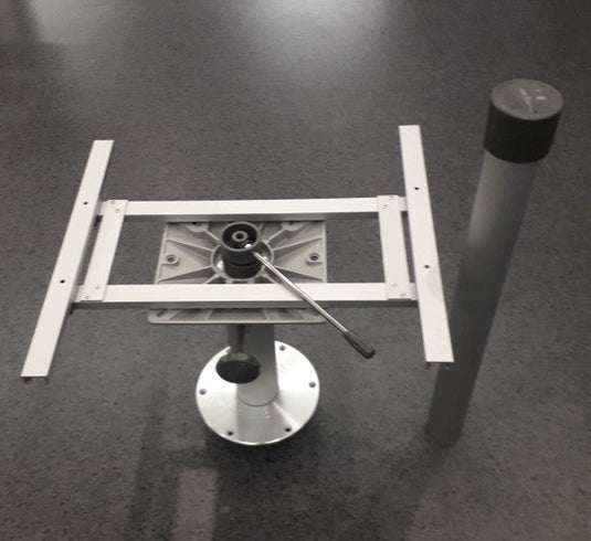 Tasman 1 Table Ped Sys, Adj Height 380-700mm, MD Table Slide