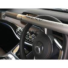 Silver Steering Wheel Lock