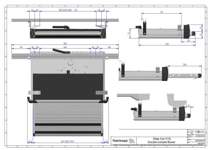 Load image into Gallery viewer, Ducato/Jumper/Boxer V19 Sliding Step Mounting Kit
