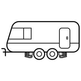 Load image into Gallery viewer, Powrtouch Twin Axle Caravan Mover (4 Motor Manual)
