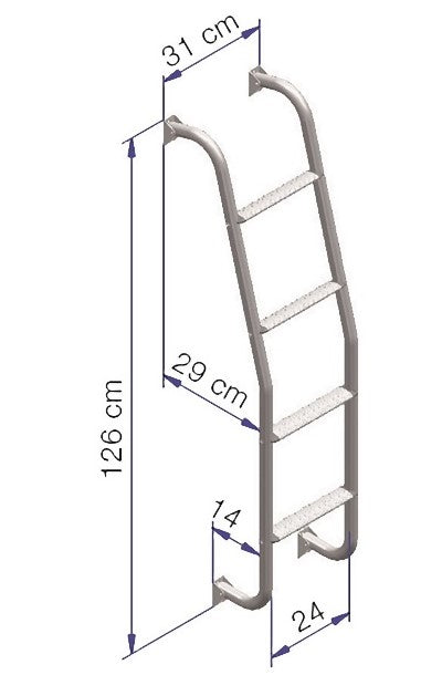 4 Step Thule Van Ladder