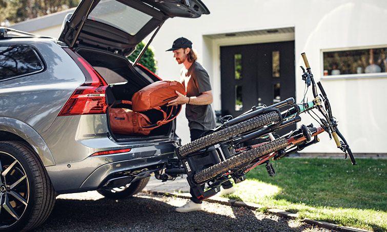 Load image into Gallery viewer, Thule Easy fold XT Bike Rack - 2 bikes
