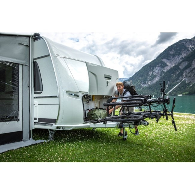 Load image into Gallery viewer, STANDARD Thule Caravan Superb XT Bike Rack BLACK
