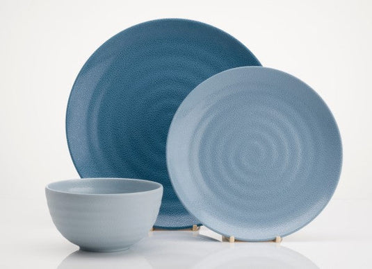 Shades Of Blue Dinner Set