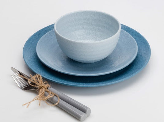 Shades Of Blue Dinner Set