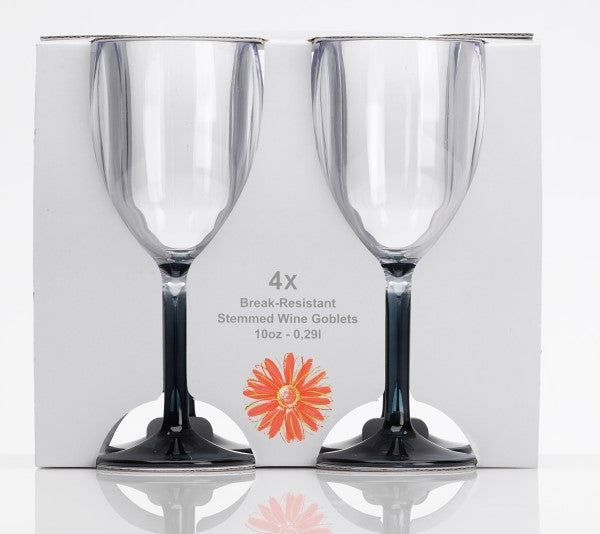 Load image into Gallery viewer, Wine Glass - Smoked Grey (4pk)
