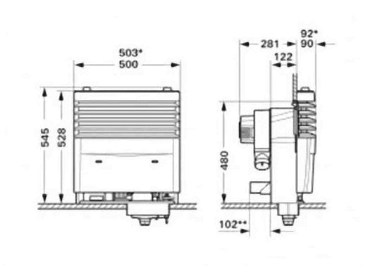 Truma S3004 Gas Fire (Heater only)