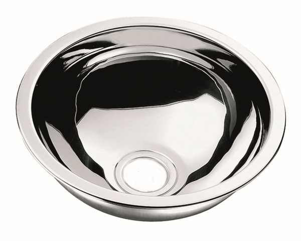 CAN Circular S/S Sink 330mm x 150 Deep x 300mm Bowl