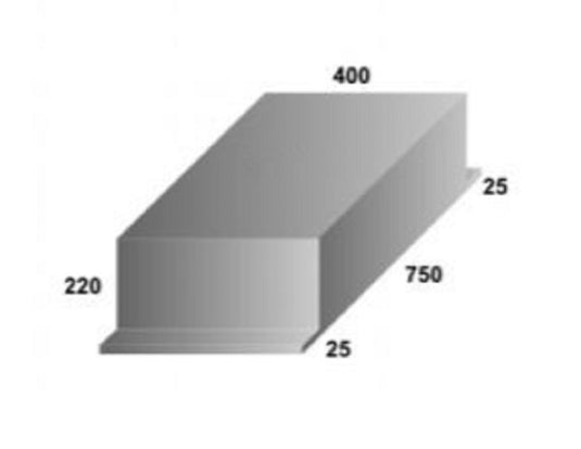 Water Tank - 60 Litre - 750 x 400 x 220 (Refer Diagram)