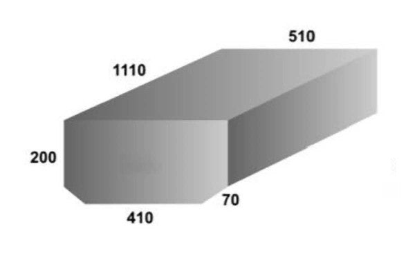 Water Tank - 82 Litre - 1110 x 510 x 200 (Refer Diagram)