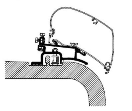 Ducato/Jumper/Boxer Adapter 94 to 06 for Series 6 Awnings