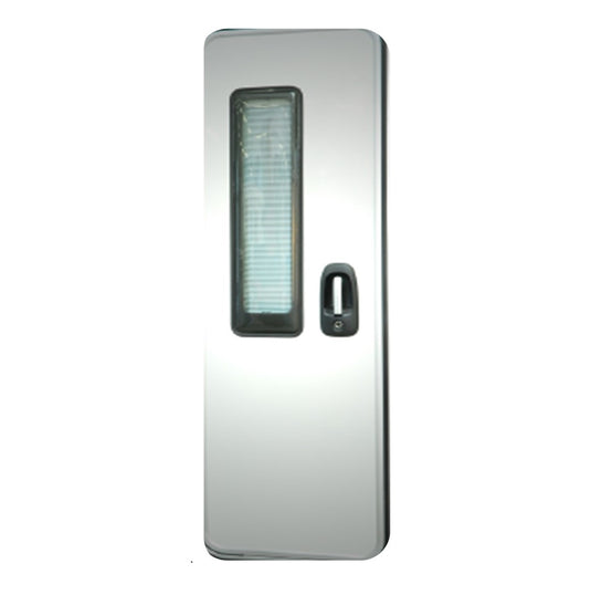 WHITE DOOR & FLYSCREEN LEFT HINGED FIAT WHITE (210) INCL: