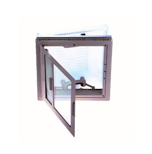 VENT 400x400mm 4 Way (42-70mm Roof) Blind & Fly Opaque Dome