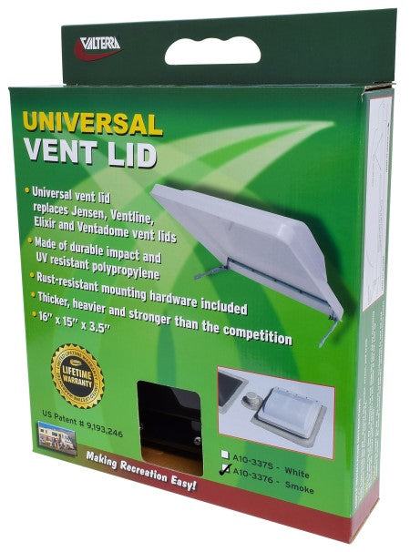 WHITE Universal Vent Lid  Boxed