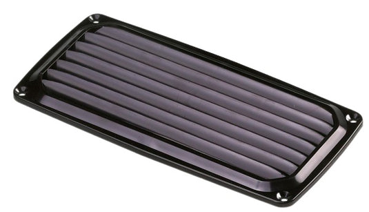 ABS Louvre Vent 201mm x 101mm Colour: Black