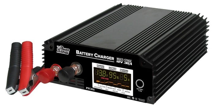 30 Amp 6/12/24V Automatic 8 Stage Charger