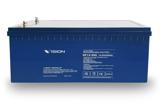 Vision LiFePO4 12V 200AH Lithium Battery