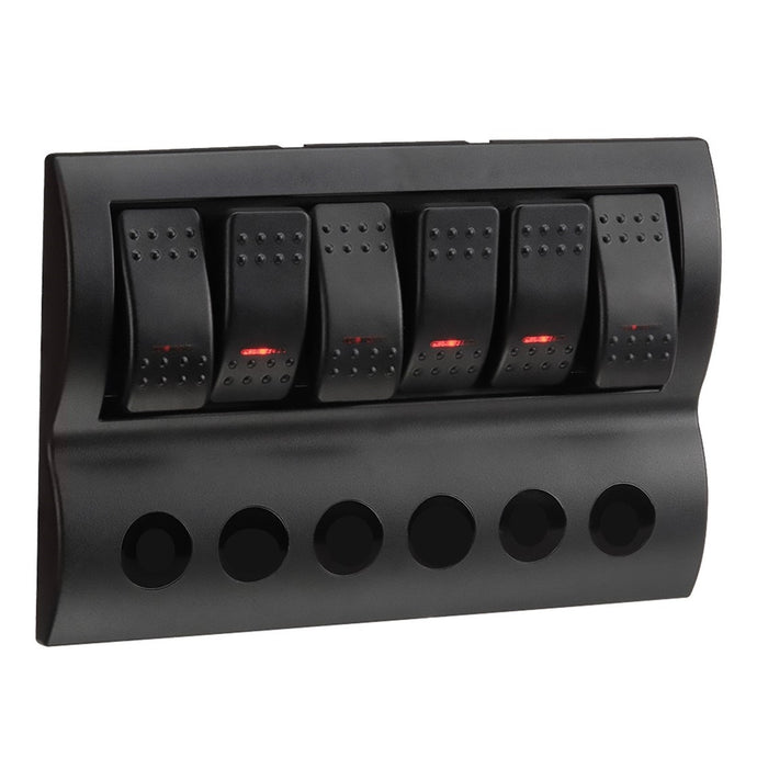 6 Way LED Switch Panel With Fuse Protection