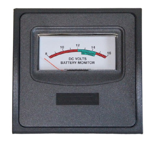 RV Voltmeter Panel 8 - 16 volt