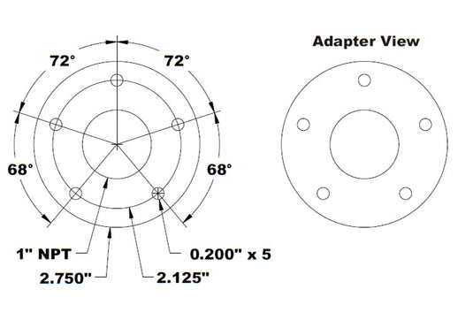 SCAD Adaptor Plate