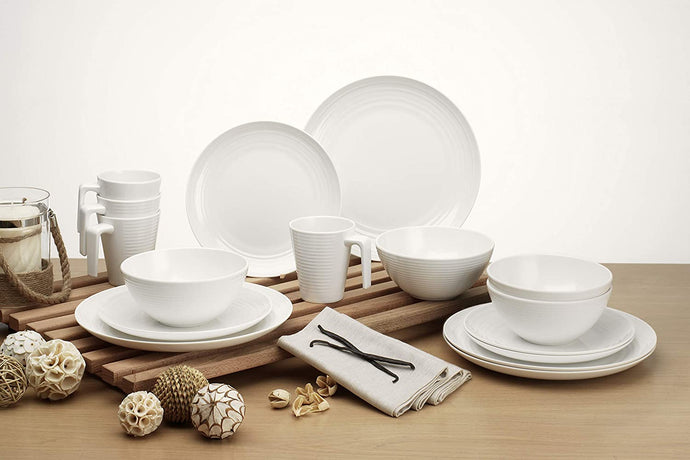 Dinner Set - Seramika Vanilla - 16 Piece Set