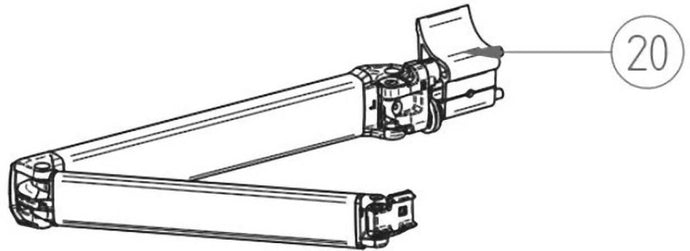 RH Spring Arm 5003 2.3mtr