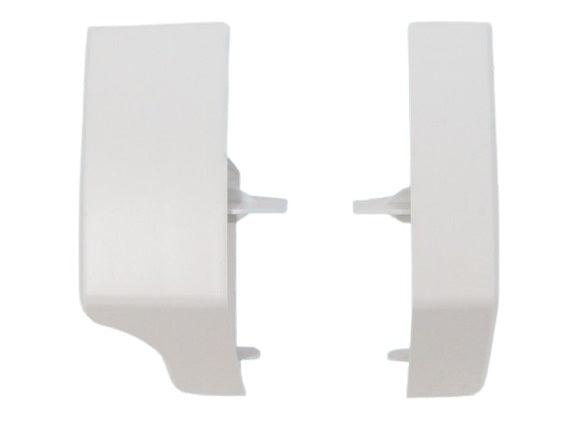 5200 Series LH + RH Endcap Leadrail White